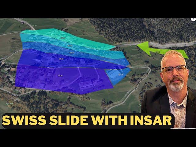 Swiss Landslide with InSAR Data