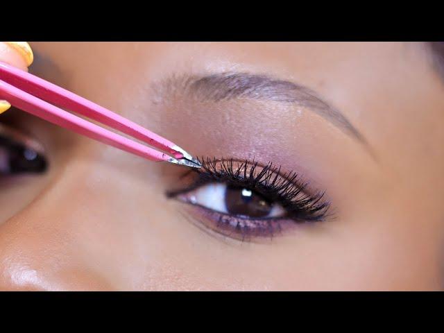 This lash tutorial will have you applying your false eyelashes PERFECTLY!!