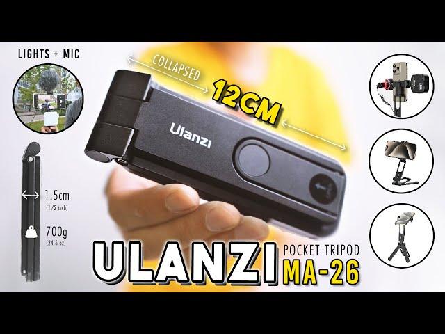 Ulanzi MA-26 Review | SMALLEST 12cm Foldable Pocket Tripod