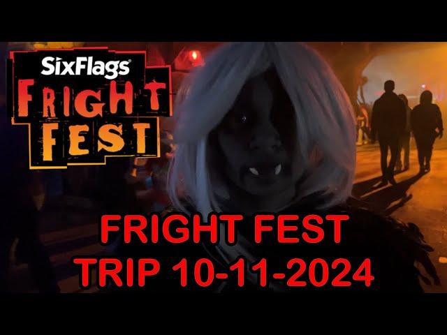 Fright Fest Trip 10-11-2024 At Six Flags Great America