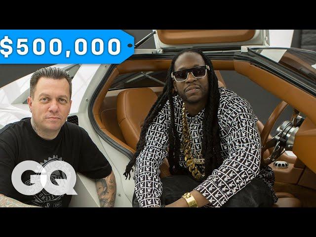 2 Chainz Geeks Out Over a $500K DeLorean by West Coast Customs | Most Expensivest Sh*t