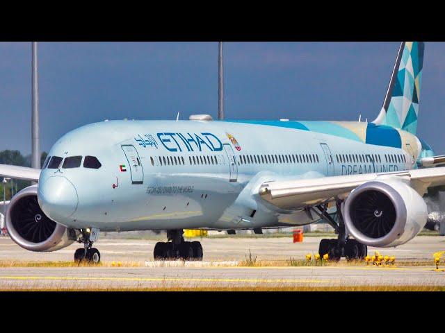 20 MINS LANDINGS & TAKEOFFS at MUC | 4K | Close Up Plane Spotting at Munich Airport (2023)