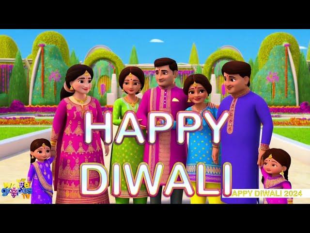 Happy Diwali English | Diwali Song for kids | Indian traditional song