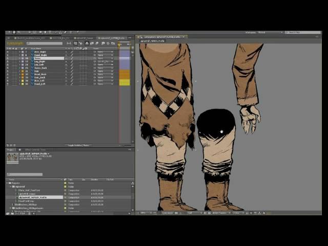 Lesson 1/4 | How To Rig a 2D Character Puppet in Adobe After Effects | Animation Tutorial