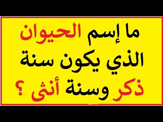 الغاز صعبة جدا مع الحل - مخصصة لأذكي الأذكياء   !!