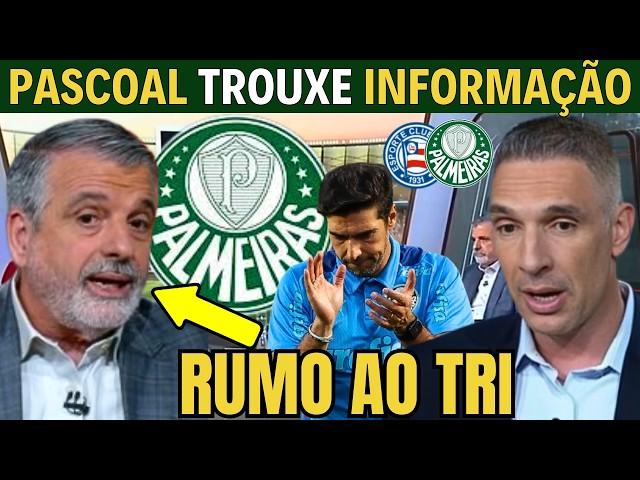 PASCOAL TROUXE INFORMAÇÃO IMPORTANTE DO PALMEIRAS  NO BRASILEIRÃO.