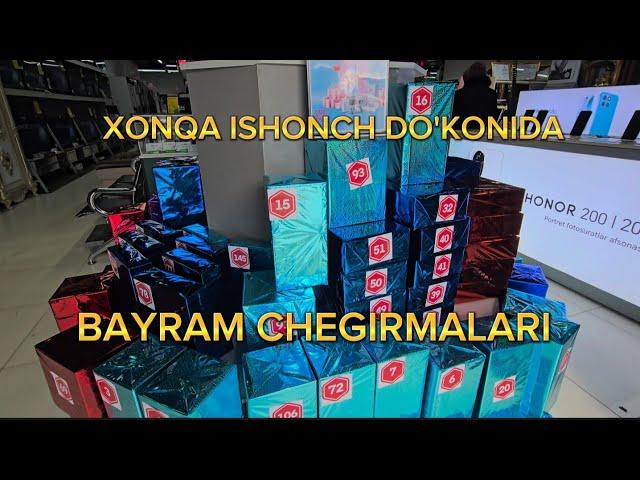 XONQA ISHONCH DO'KONIDAN BAYRAM AKSIYALARI