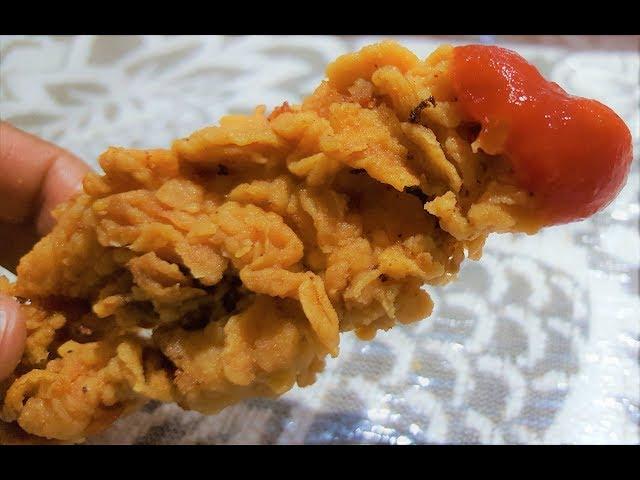 Chicken strips | Chicken fingers crispy & crunchy Easy Snacks Recipe