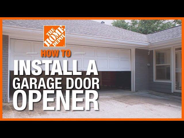 How to Install a Garage Door Opener | The Home Depot