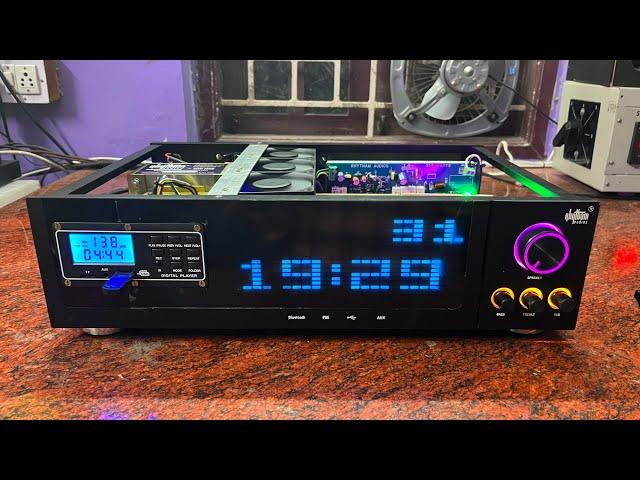 Demo || 4.1 AMPLIFIER  | 21 band RGB spectrum analyzer | USB | F.M | AUX | Bluetooth