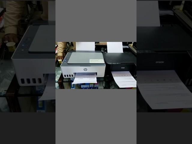 HP 585 vs Epson 3250 live print speed challenge (6 page file). And the winner is …….  #shorts