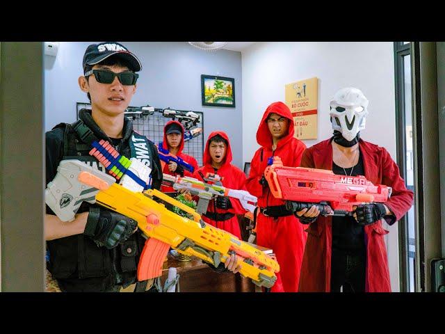 Bananatv Nerf War : The Mercenary Organization Destroys The Warriors Team Nerf Guns