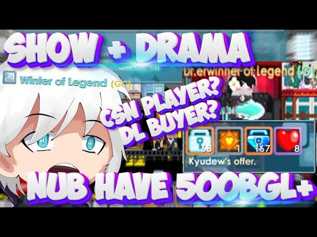 SHOW + DRAMA ( OMG 500BGLS ++) SULTAN BIG BOSS | Growtopia Indonesia