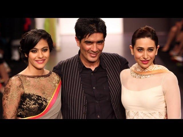 LFW 2013: Kajol And Karisma Kapoor Walk The Ramp