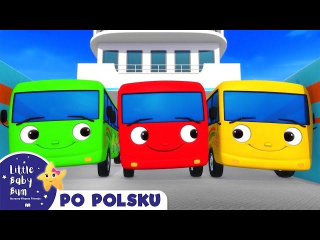 Autobusowa mania! Miks piosenek o autobusach | Piosenki dla dzieci! | Little Baby Bum po polsku