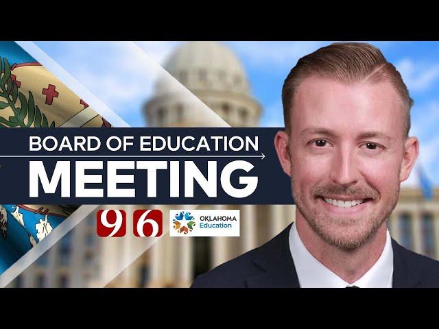 WATCH LIVE | Oklahoma State Board of Education Monthly Meeting