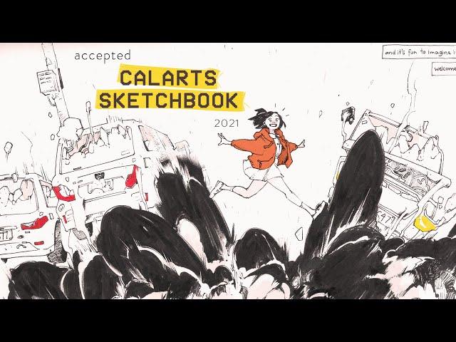 accepted calarts sketchbook 2021 :-)