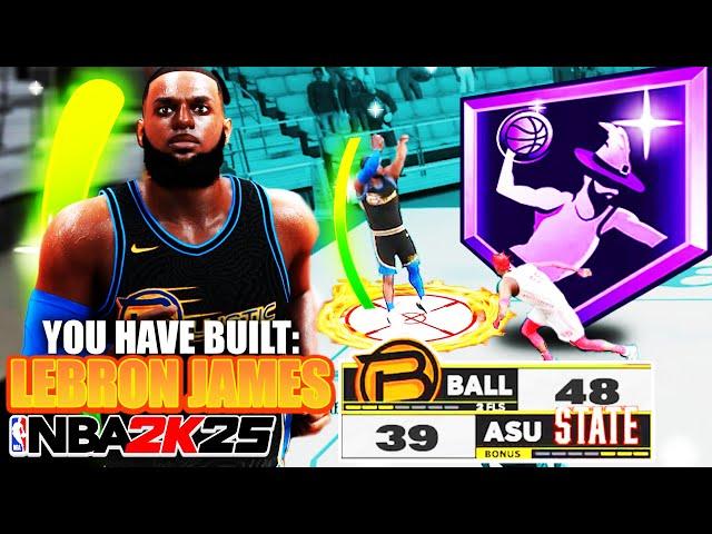 This *NEW* 6'8 Lebron Build Is DOMINATING COMP PRO-AM on NBA 2K25