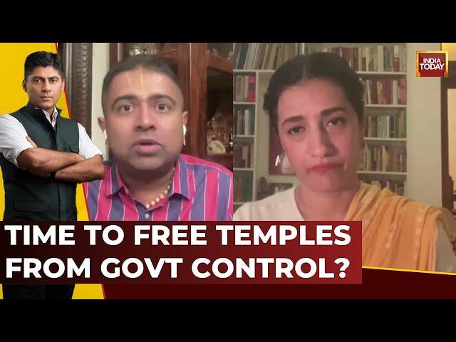 India First Debate: Time To Free Temples From Govt Control? | Tirupati Prasadam Row | Gaurav Sawant