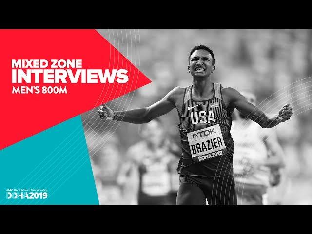 Men's 800m Interviews | World Athletics Championships Doha 2019