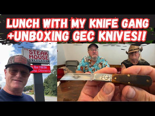 Lunch with my Knife Gang + Unboxing GEC Knives!