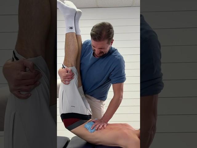 Chiro Folds Patient In Half  Rib, Hip, & Necky *CRACKS* #chiropractic  #shorts