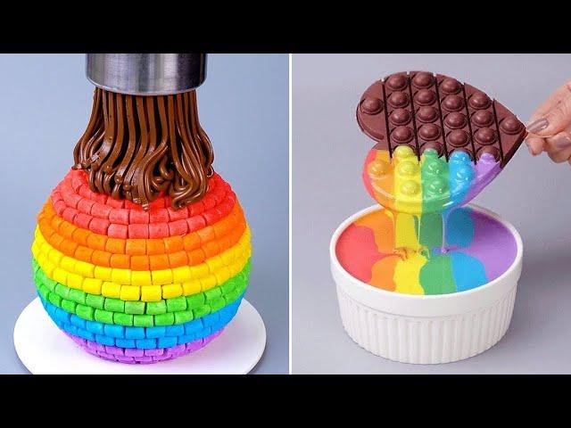  1000+ Satisfying COLORFUL Cake Decorating Ideas | So Yummy Chocolate Cake Tutorials #2