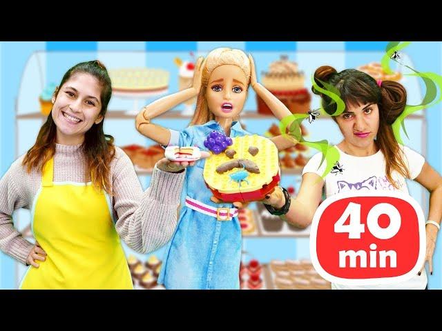 Ayşe VS. Ümit. Barbie oyuncak bebeklerle kız oyunları