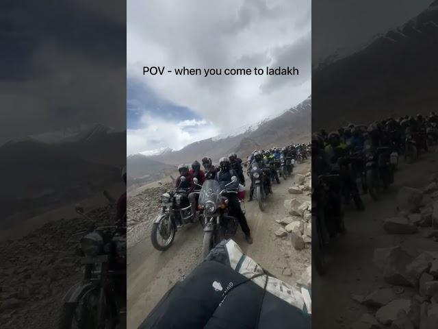 Ladakh bike trip #bikeride #biketrip #travel #youtubeshorts #shorts