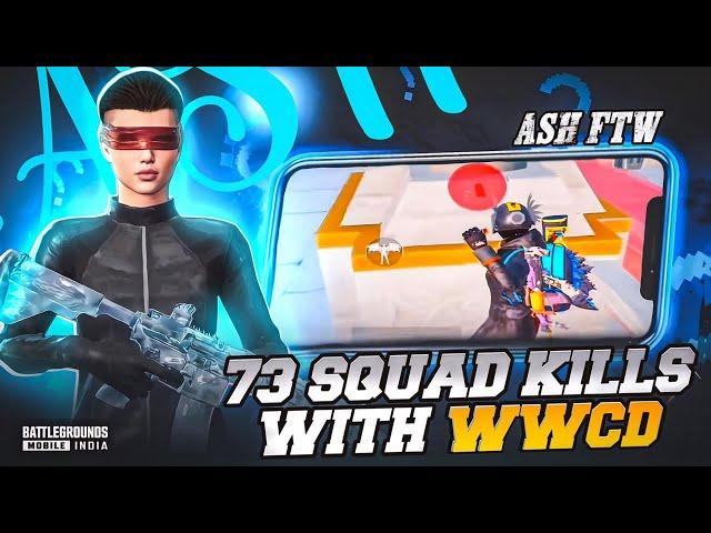 Intense 73 Squad Kill WWCD In Conqueror Lobby | Ash FTW | 4K Gameplay