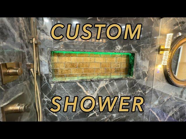 Delta 3 & 6 Setting Shower Diverter Demo / Bathroom LED Design (R11000)