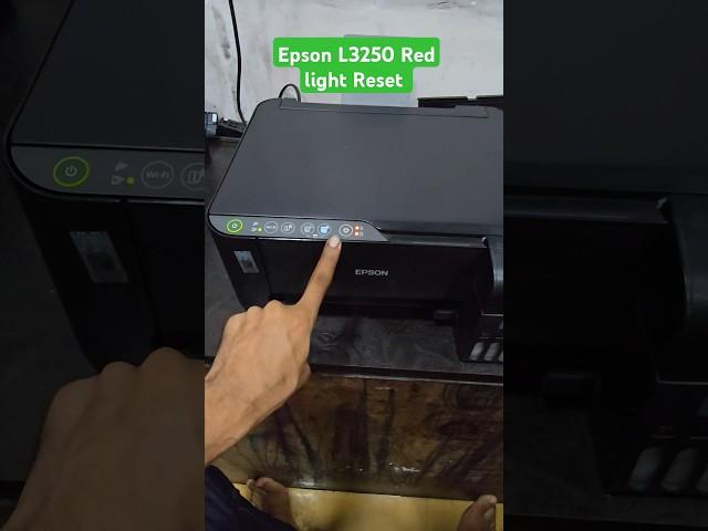 Epson L3250 printer reset Error Red light Blinking Reset #printererrorReset #lalLightReset