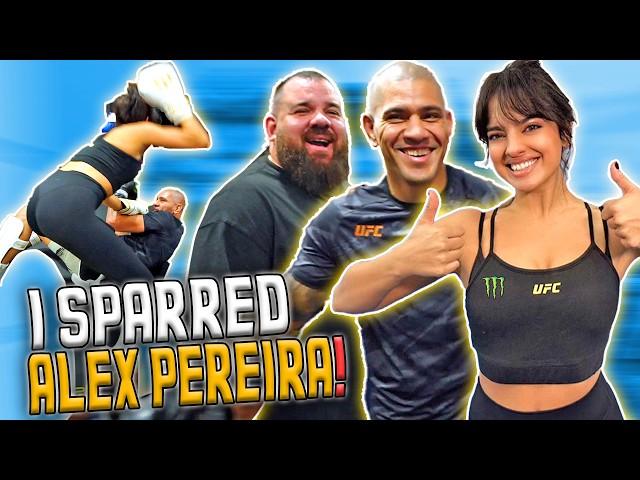 Alex Pereira vs Nina Drama sparring + the biggest Chama dance party | UFC