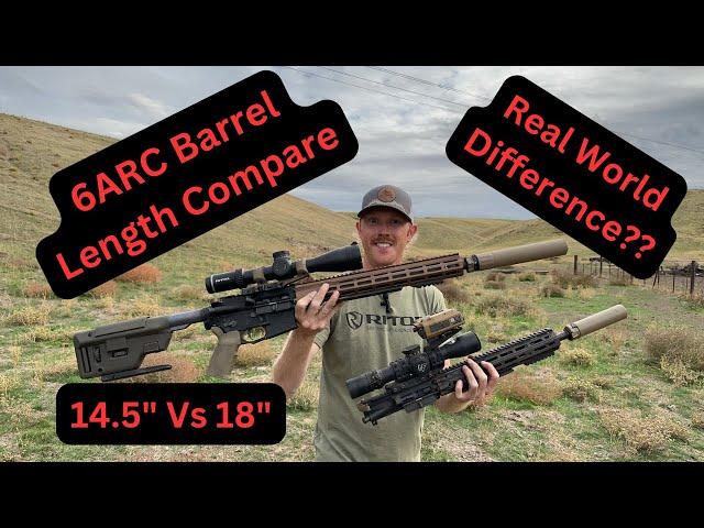 6mm arc barrel length compare- 14.5” vs 18”