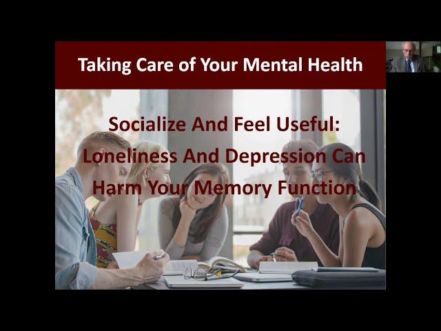 Caring for Your Mental Health and Memory Function