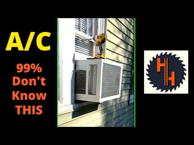  99% Don't Know THIS About Window A/C!