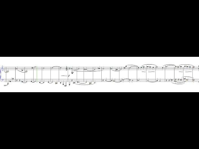 Piano Sonata No.  1 (2020) - Matthew Holmes [score video]