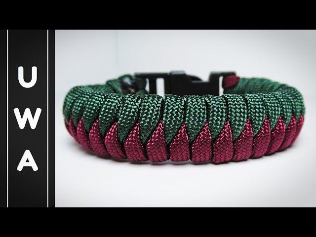 How to make The Snake Knot Viceroy Paracord Survival Bracelet With Buckle [Tutorial]