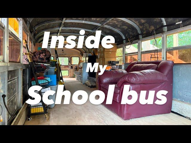 Finally Organizing my School bus  ￼