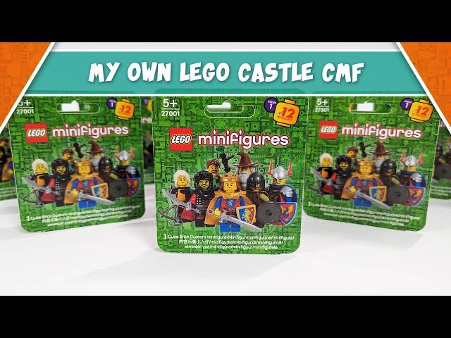 The MINIFIGURE series we all NEED | Custom Lego Castle CMF | Unboxing