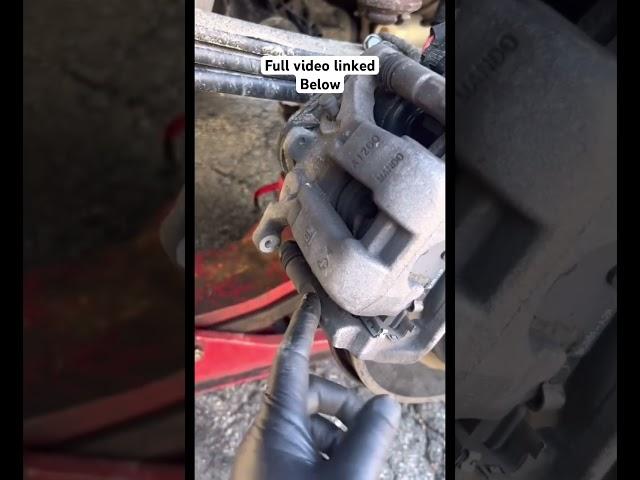 How to Retract a Caliper Piston with Electronic Parking Brake (No Scan Tool Needed! #automotivetips