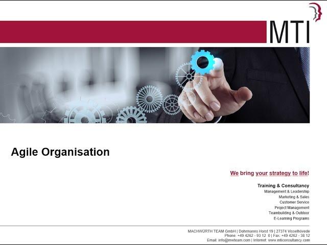 MTI Podcast - Agile Organisation