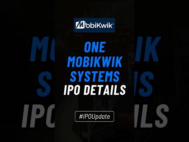 MobiKwik IPO Details | One Mobikwik System IPO | Finance Fit