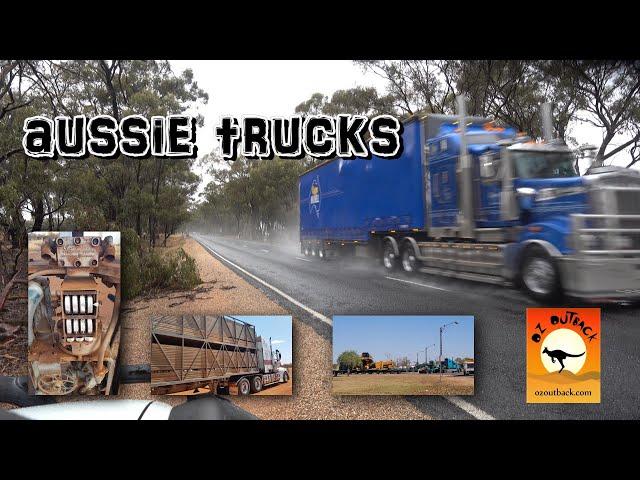 Australian Road trains and trucks in action // Ozoutback truckers