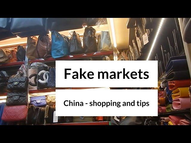 Fake market Qingdao, China - shopping and haggling tips