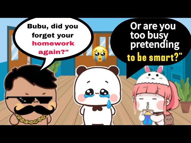 Bubu Gets Insulted At School  And Dudu Spanks The Bullies! | Bubuanddudu | Bubu Dudu Stories