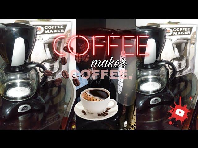 4 STEPS ON HOW TO USE COFFEE MAKER 10 Cups capacity (Kyowa Model No. KW-1205) | Allyn Cas