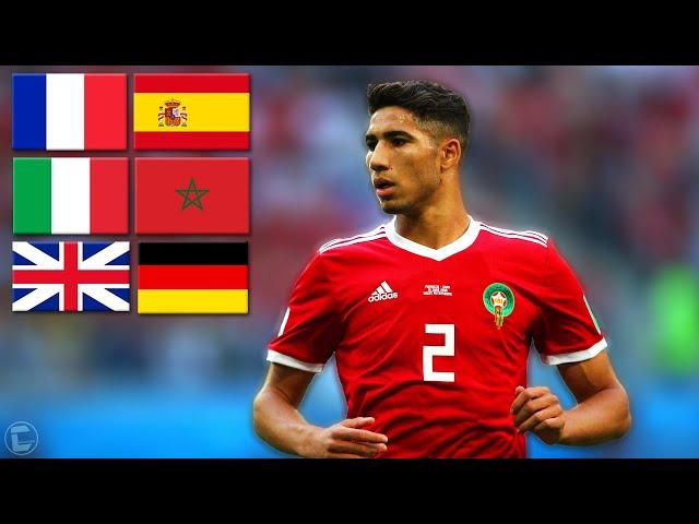 Achraf Hakimi (حكيمي) Speaking 6 Different Languages