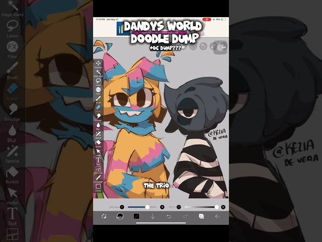 #dandysworld new toon + oc dump#dandysworldroblox #shorts #shortvideo #doodle