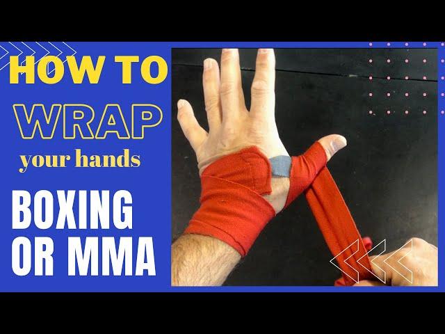How to wrap your hands for boxing & MMA